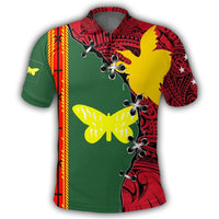 Polynesian Pride Apparel Oro Polo Shirt PNG Suture Style Unisex Red - Polynesian Pride