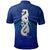 Polynesian Pride Apparel Maori Moko Tattoo, Manaia Pounamu Polo Shirt Cobalt - Polynesian Pride