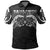 Polynesian Pride Apparel New Zealand Polo Shirt, Maori Taumutu Tattoo Unisex Black - Polynesian Pride