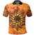 Polynesian Pride Apparel Maori Polo Shirt Tamanuitera The Sun Unisex Orange - Polynesian Pride