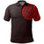 Polynesian Pride Apparel New Zealand Maori Polo Shirt, Maori Warrior Tattoo Golf Shirt Red Unisex Black - Polynesian Pride