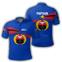 Polynesian Pride Apparel Gulf Polo Shirt PNG Flag Style - Polynesian Pride