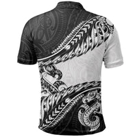 Polynesian Pride Apparel Aotearoa Polo Shirt Silver Fern Manaia - Polynesian Pride