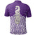 Polynesian Pride Apparel Maori Moko Tattoo, Manaia Pounamu Polo Shirt Purple - Polynesian Pride