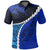 Polynesian Pride Apparel Paua Shell Maori Silver Fern Polo Shirt Cobalt - Polynesian Pride