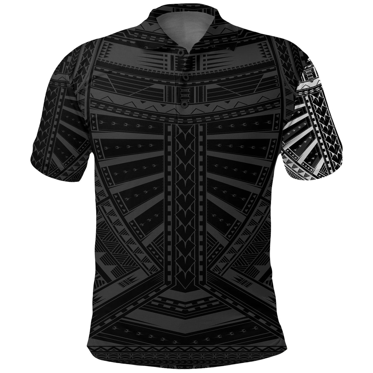 Polynesian Pride Apparel New Zealand Polo Shirt, Maori Samoan Polynesian Tattoo Golf White Unisex White - Polynesian Pride