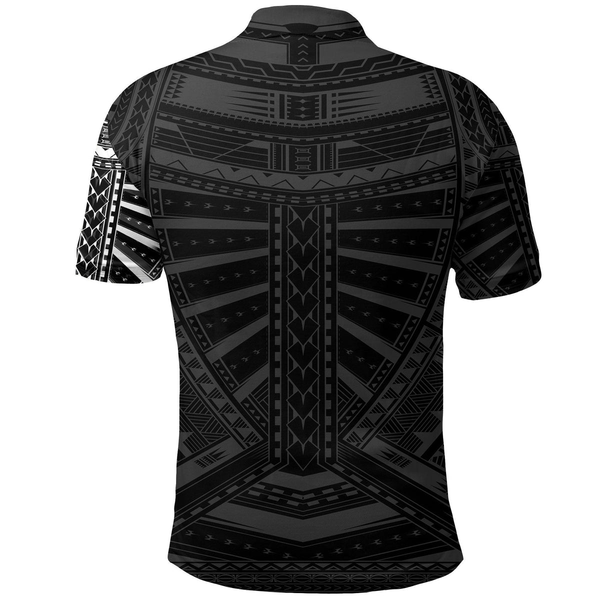 Polynesian Pride Apparel New Zealand Polo Shirt, Maori Samoan Polynesian Tattoo Golf White - Polynesian Pride
