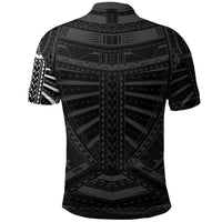 Polynesian Pride Apparel New Zealand Polo Shirt, Maori Samoan Polynesian Tattoo Golf White - Polynesian Pride
