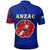 Polynesian Pride Apparel ANZAC New Zealand Polo Shirt Lest We Forget Blue Road to Peace - Polynesian Pride