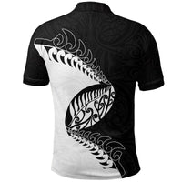 Polynesian Pride Apparel Aotearoa Rugby Fern Polo Shirt - Polynesian Pride