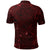 Polynesian Pride Apparel New Zealand Polo Shirt, Maori Gods Golf Shirt, Tumatauenga (God of War) Red - Polynesian Pride