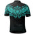 Polynesian Pride Apparel Aotearoa Polo Shirt Turquoise Maori Ta Moko - Polynesian Pride