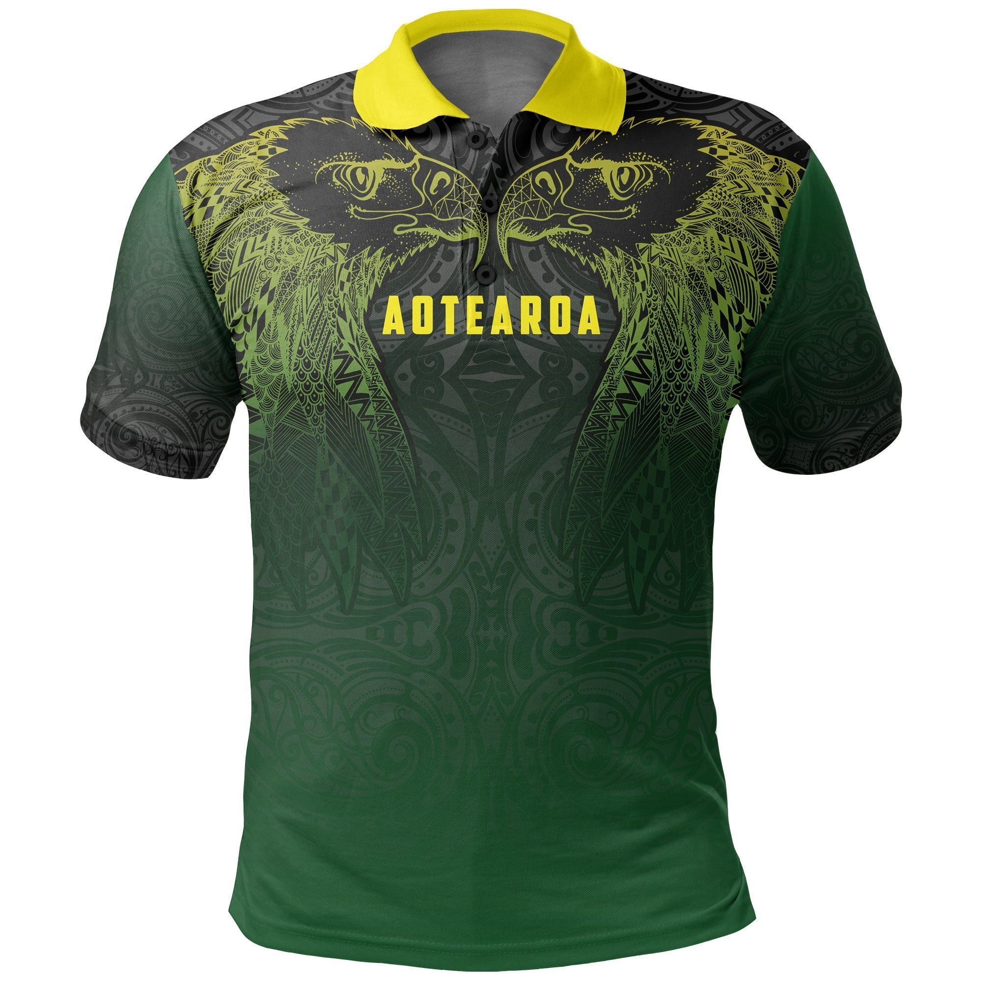 Polynesian Pride Apparel Aotearoa Polo Shirt New Zealand Kea Bird Hongi Unisex Art - Polynesian Pride