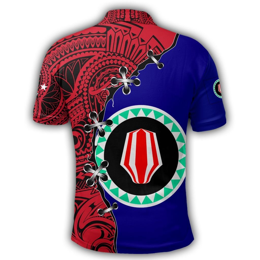 Polynesian Pride Apparel Bougainville Polo Shirt PNG Suture Style - Polynesian Pride