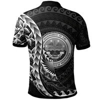 Polynesian Pride Apparel Federated States of Micronesia Polo Shirt Polynesian Pattern Style - Polynesian Pride