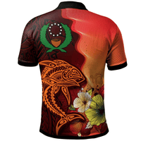 Polynesian Pride Apparel Pohnpei Polo Shirt Tribal Tuna Fish - Polynesian Pride