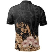 Polynesian Pride Apparel Tonga Polo Shirt Tongan Hibiscus Tribal Polo Shirt - Polynesian Pride