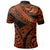 Polynesian Pride Apparel Polo Shirt Tribal Polynesian Orange Ali Style Polo Shirt - Polynesian Pride