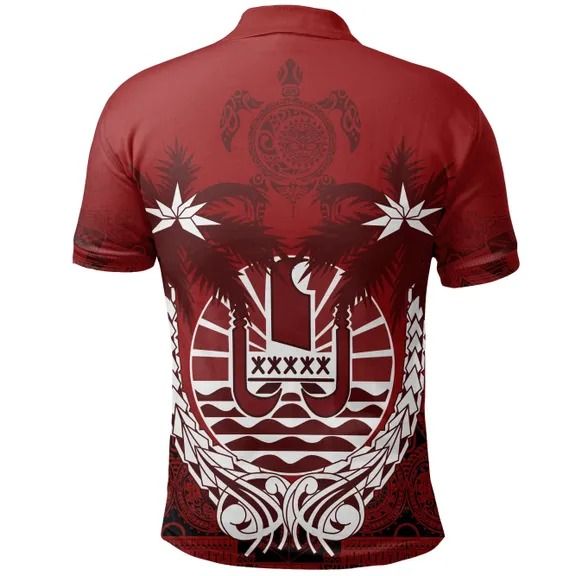 Polynesian Pride Apparel Tahiti Polynesian Coconut Polo Shirt - Polynesian Pride