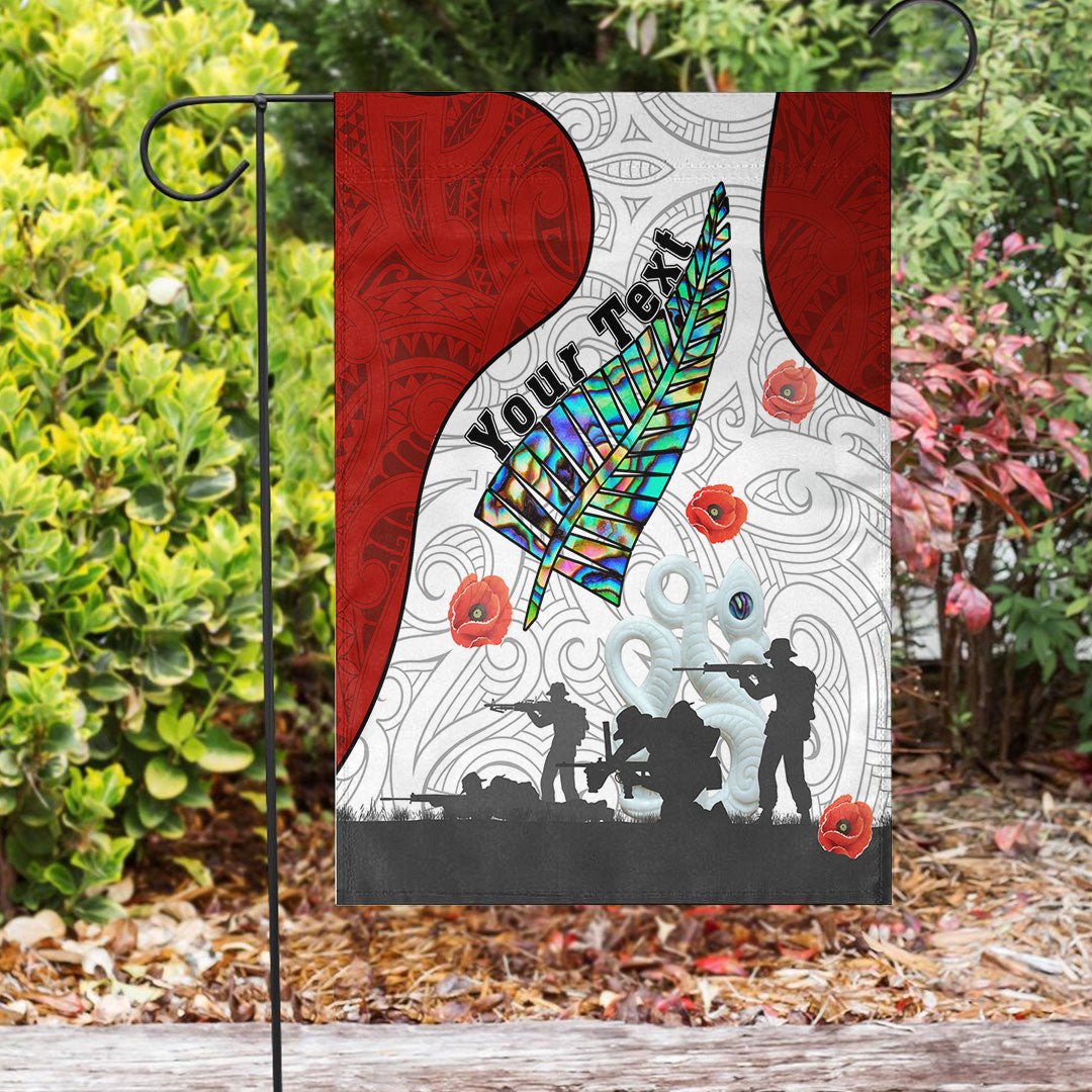 Polynesian Pride Flag - (Custom) New Zealand Anzac Fern & Maori Flag - Polynesian Pride