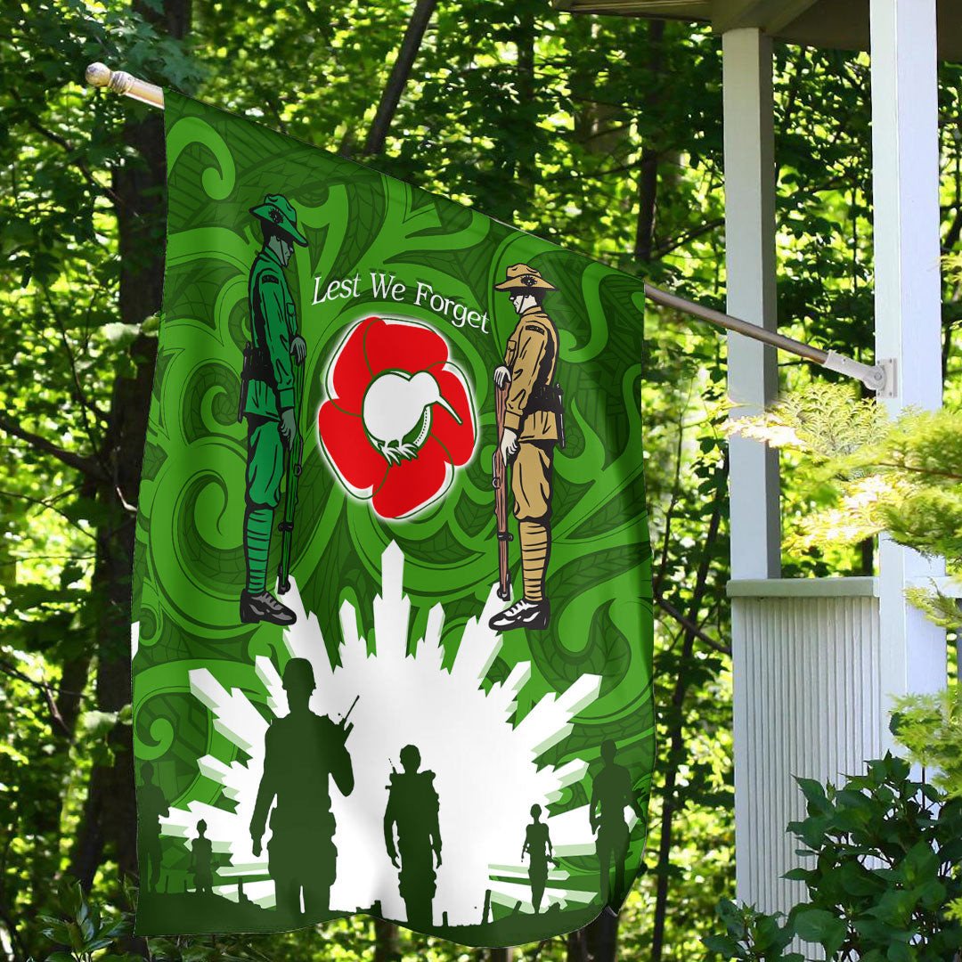 Polynesian Pride Flag - New Zealand Anzac Walking In The Sun Flag - Polynesian Pride