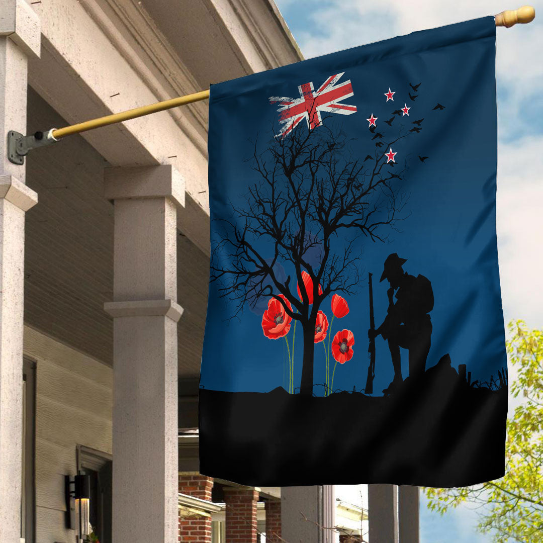 Polynesian Pride Flag - New Zealand Anzac Lest We Forget Remebrance Day Flag - Polynesian Pride