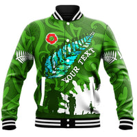 Polynesian Pride Clothing - (Custom) New Zealand Anzac Walking In The Sun Baseball Jacket - Polynesian Pride