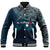 Polynesian Pride Clothing - New Zealand Paua Silver Fern Poppy Baseball Jacket - Polynesian Pride