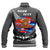 Polynesian Pride Clothing - (Custom) New Zealand Anzac Red Poopy Baseball Jacket - Polynesian Pride