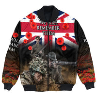 Polynesian Pride Clothing - Remember The Sacrifice They Gave For Out Freedom Bomber Jacket Unisex Black - Polynesian Pride