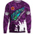 Polynesian Pride Clothing - New Zealand Anzac Walking In The Sun Purple.Sweatshirt - Polynesian Pride