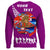 Polynesian Pride Clothing - (Custom) New Zealand Anzac Red Poopy Purple.Sweatshirt - Polynesian Pride