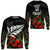 Polynesian Pride Clothing - New Zealand Anzac Lest We Forget Poppy Camo.Sweatshirt Unisex Black - Polynesian Pride