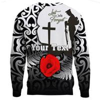Polynesian Pride Clothing - (Custom) Anzac Day Poppy Remembrance.Sweatshirt - Polynesian Pride