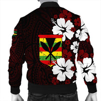 Polynesian Pride Jacket - Hawaii Kanaka Hibiscus Style Bomber Jacket LT10 - Polynesian Pride
