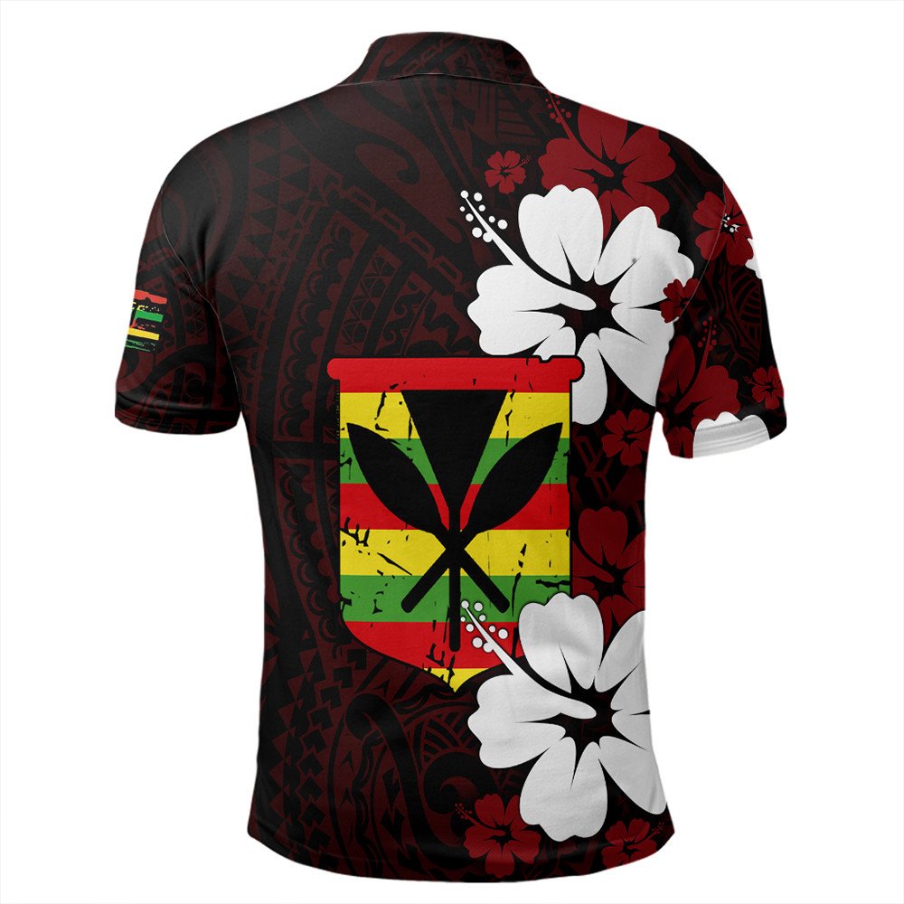 Polynesian Pride Apparel Hawaii Kanaka Hibiscus Style Polo Shirt LT10 - Polynesian Pride
