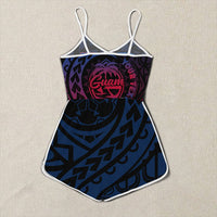 Polynesian Pride Clothing - Guam Rising Style Womens Romper LT10 - Polynesian Pride