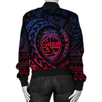 Polynesian Pride Jacket - Guam Rising Style Bomber Jacket LT10 - Polynesian Pride