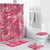 Polynesian Home Set - Polynesian Painted Lava Red Bathroom Set LT10 Red - Polynesian Pride