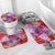 Polynesian Home Set - Polynesian Wild Tribal Watercolor Tie Dye Bathroom Set LT10 - Polynesian Pride