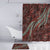 Polynesian Home Set - Mauna Loa Lava Red Polynesian Tribal Watercolor Splash Bathroom Set LT10 - Polynesian Pride