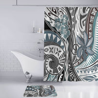 Polynesian Home Set - Old Blue Polynesian Tribal Threads Bathroom Set LT10 - Polynesian Pride