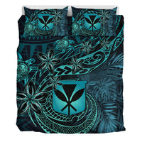 Polynesian Pride Home Set - Hawaii Kanaka Maoli Turquoise Tiare Honu Bedding Set LT10 - Polynesian Pride