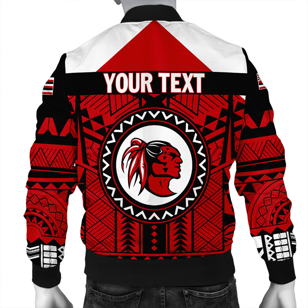 Polynesian Pride Jacket - Personalized Hawaiian High Kahuku Bomber Jacket LT10 - Polynesian Pride