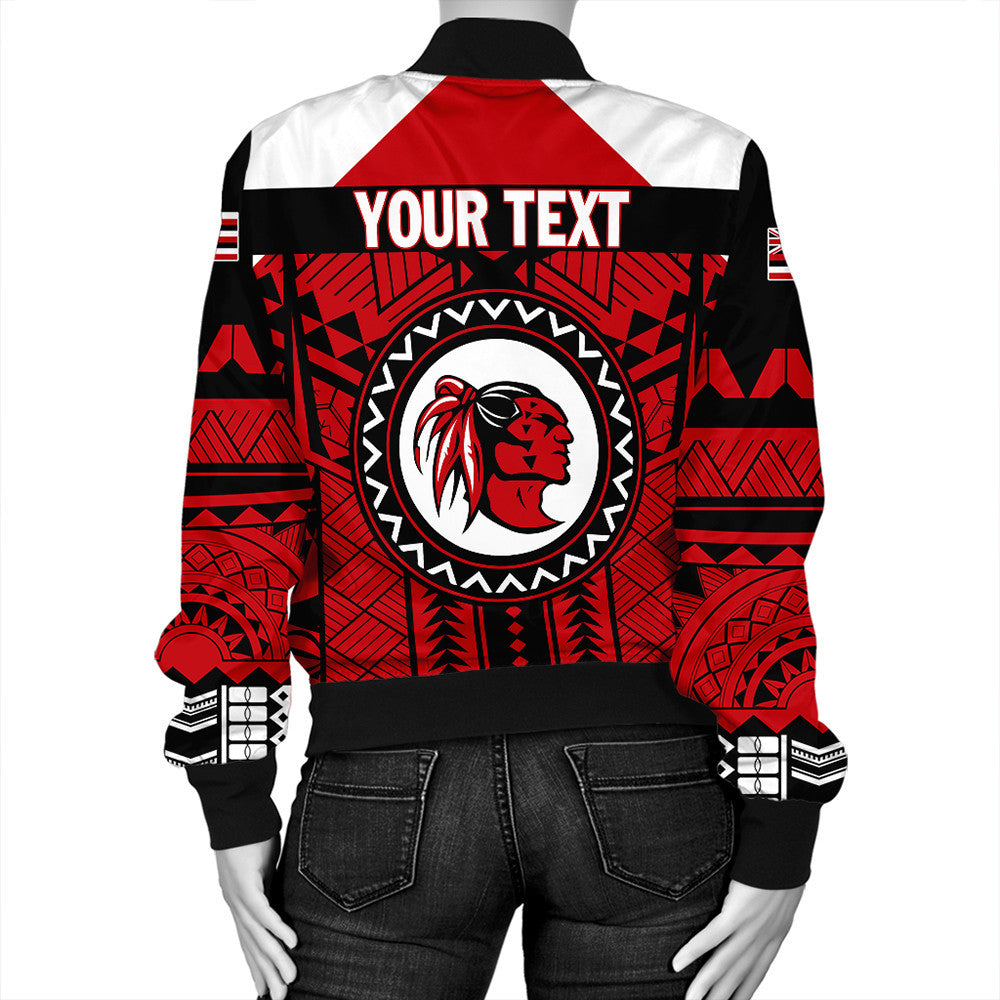 Polynesian Pride Jacket - Personalized Hawaiian High Kahuku Bomber Jacket LT10 - Polynesian Pride