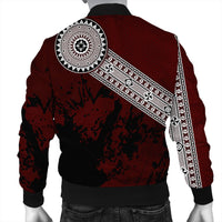 Polynesian Pride Jacket - Fiji Masa Paint Style Bomber Jacket LT10 - Polynesian Pride