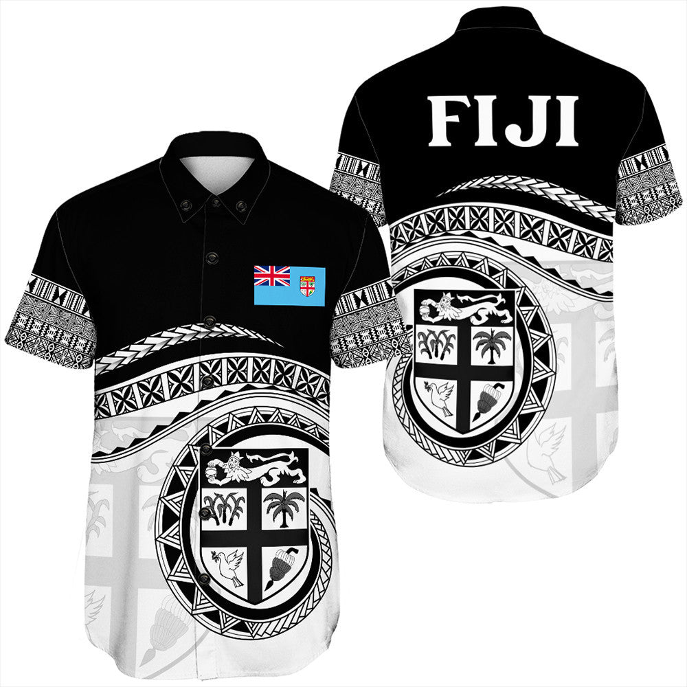 Polynesian Pride Shirt - Fiji Rugby Concept Short Sleeve Shirt LT10 - Polynesian Pride