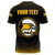 Polynesian Pride T Shirt Personalized Hawaii Class Of Nanakuli Golden Hawks T Shirt LT10 - Polynesian Pride