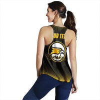 Polynesian Pride Tank Top - Personalized Hawaii Class Of Nanakuli Golden Hawks Racerback Tank LT10 - Polynesian Pride