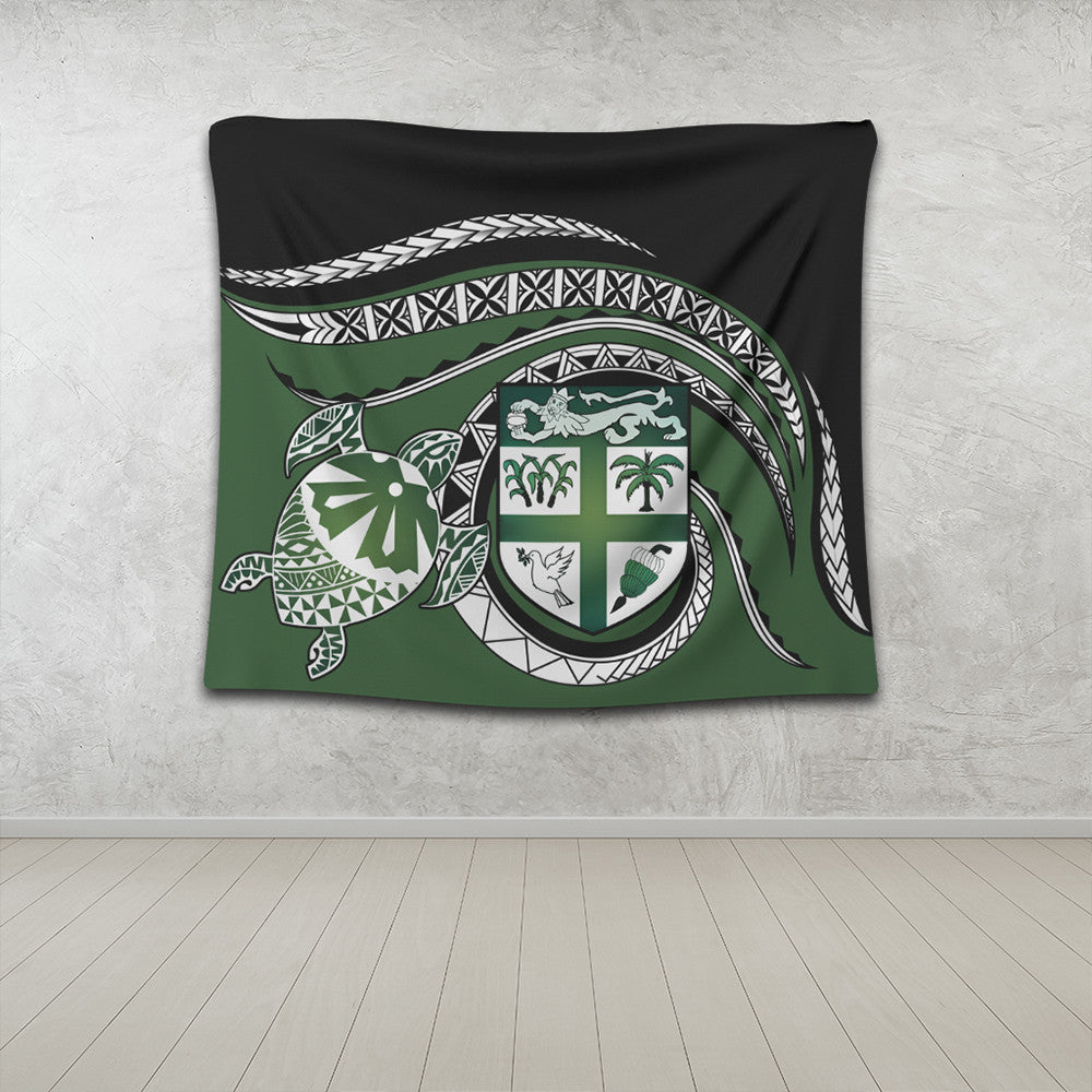 Polynesian Pride Home Decor - Fiji Masi Turtle Tapestry LT10 - Polynesian Pride